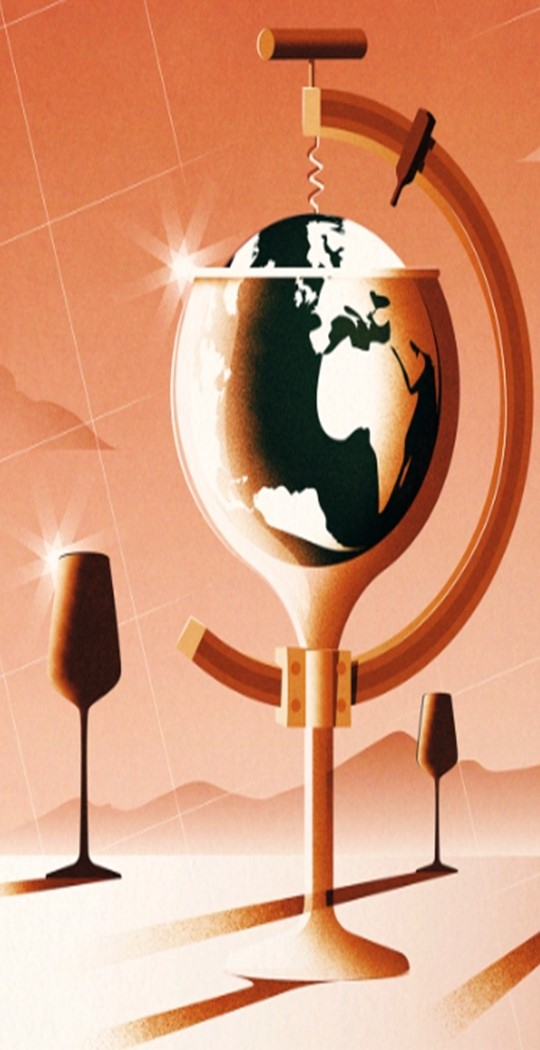 08. VOYAGE EN 3 VINS DU MONDE (HORS EUROPE) - 25€