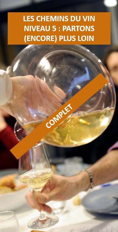 5. LES CHEMINS DU VIN -  Niveau 5 "Partons (encore) plus loin" - 399 &euro;
