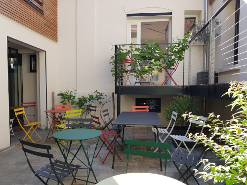 Terrasse sur cour